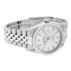 Image 3 : Rolex Mens Stainless Steel Silver Index 36MM Diamond Datejust Wristwatch