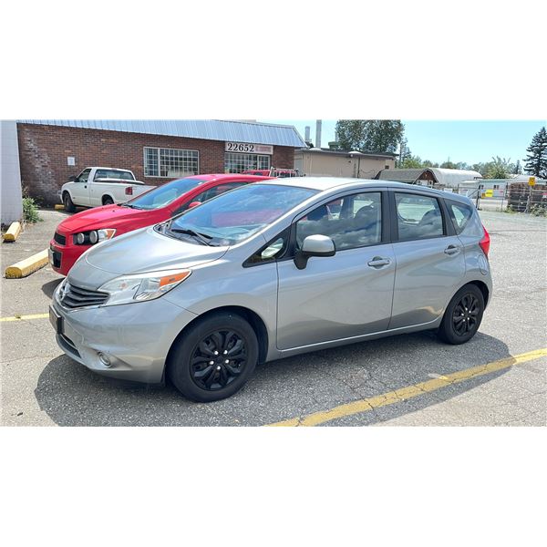 2014 NISSAN VERSA NOTE SV 4 DOOR SEDAN GREY VIN 3N1CE2CP4EL361697