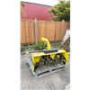 Image 1 : JOHN DEERE 47" QUICK HITCH SNOW BLOWER ATTACHMENT MODEL 355