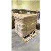 Image 2 : PALLET OF IKAD SUN FLOWER GRANITE SLABS WITH ROUNDED CORNERS APPROX 40 X 27