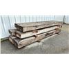 Image 1 : PALLET OF 6 LARGE LENGTHS OF WOOD APPROX 12 X 16 X 6