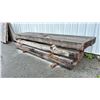 Image 2 : PALLET OF 6 LARGE LENGTHS OF WOOD APPROX 12 X 16 X 6