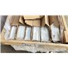 Image 2 : SMALL CRATE OF 12" X 24" ASSORTED THICKNESS WHITE MARBLE LOOK TILE *MUST TAKE ALL IN CRATE*
