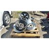 Image 1 : PALLET OF ASSORTED VEHICLE RIMS *MUST TAKE ALL ON PALLET*