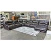 Image 1 : 6-PC LEATHER SECTIONAL SOFA WITH ELECTRIC RECLINER END SEAT & MANUAL RECLINER CHAISE END SEAT (NO