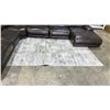 Image 2 : BRIO 6'6" X 9' PATTERNED AREA RUG