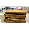 Image 3 : 5 DRAWER DRESSER 45" X 19.6" X 56"
