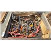 Image 2 : PALLET CRATE OF ASSORTED ITEMS INCLUDING; FLATBED CHAIN BINDERS, CHAIN, 2" HITCH ATTACHMENT WITH