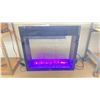 Image 10 : CAESAR LED ELECTRIC FIREPLACE - MANY ASSORTED LED COLOR COMBINATIONS W/REMOTES