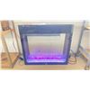 Image 9 : CAESAR LED ELECTRIC FIREPLACE - MANY ASSORTED LED COLOR COMBINATIONS W/REMOTES