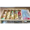 Image 2 : PLANO FISHERMAN'S TACKLE BOX W/CONTENTS- ASSORTED SPINNER SPOONS