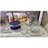 Image 2 : ASSORTED GLASSWARE ITEMS INCLUDING BOWLS, CUPS & PLATES