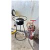 Image 2 : FIRE COOKER, ACETYLENE BOTTLE & A EZ ROLL WIRE RACK