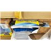 Image 2 : PALLET OF ASSORTED PENS, 3 HOLE PAPER PUNCHES, 3 RING BINDERS & MORE