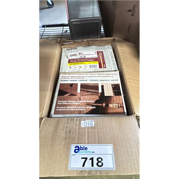 CASE OF DECK SCREWS & MULTIPURPOSE FRAMING SCREWS