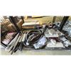 Image 1 : ASSORTED VACUUM HOSES, ATTACHMENTS & POWER CORDS