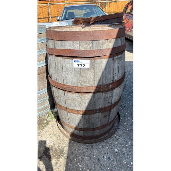 WOODEN BARREL