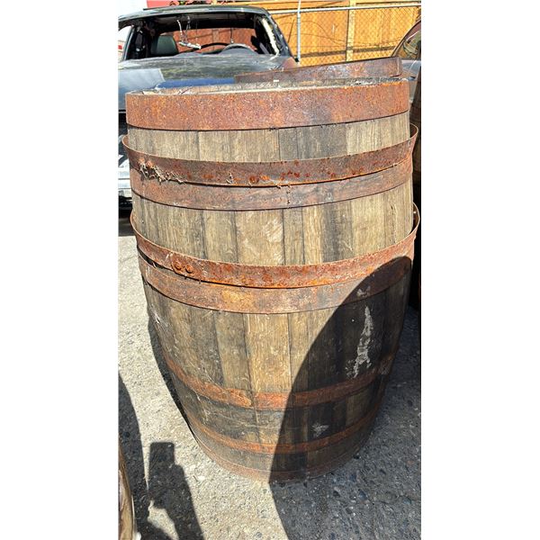 WOODEN BARREL