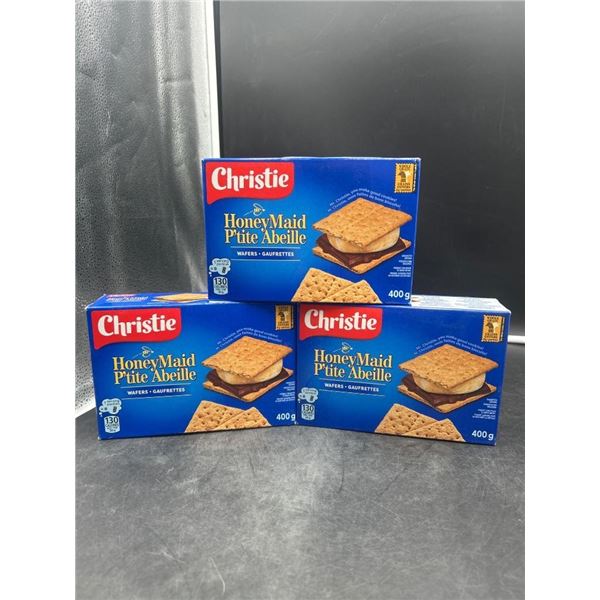 Christie Home Maid Graham Crackers 400g – Lot of 3