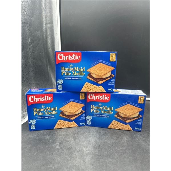 Christie Home Maid Graham Crackers 400g – Lot of 3