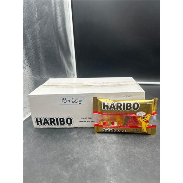 Haribo Goldbears Gummy Candy 18 x 60g Snack-Size Packets