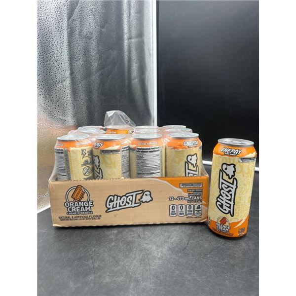 Ghost Energy Orange Cream 473 mL, Case of 12 Cans