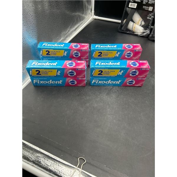 Fixodent Denture Adhesive Cream Complete – 8 Tubes (68g Each)