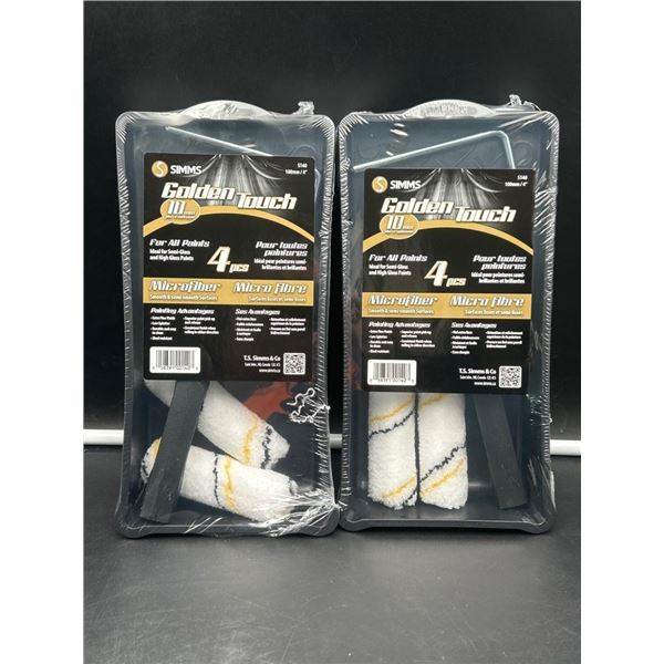 Simms Golden Touch HD Microfiber 4-Piece Painting Set 10mm