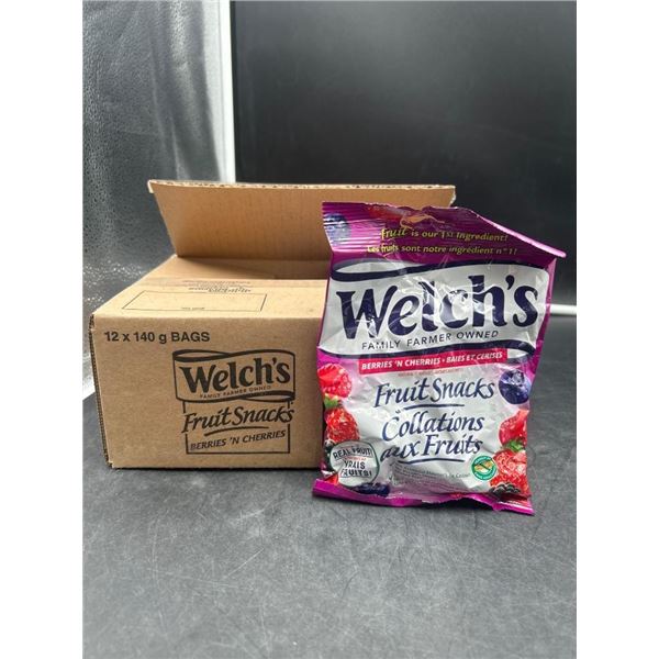 Welch’s Fruit Snacks Berries ‘n Cherries 12 x 140 g Bags