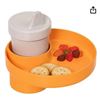 Image 1 : My Travel Tray/Round – Extend Your Current Cup Holder to Hold Your Cup Plus a Tray for Snac