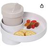 Image 1 : My Travel Tray/Round – Extend Your Current Cup Holder to Hold Your Cup Plus a Tray for Snac
