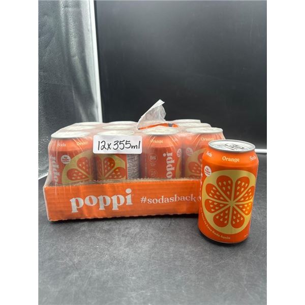 Poppi Orange Sodas 12 x 355 mL Cans
