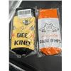Image 1 : 2 Pairs of Themed Socks Featuring Bee Kind and Goose Bumps Designs