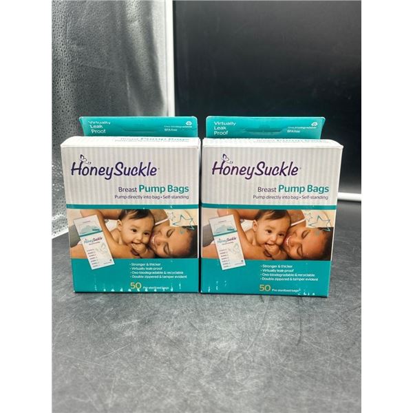 Honeysuckle Breast Pump Bags – Pack of 50 Each (2 Total)