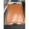 Image 1 : Nutrichef Copper Nonstick Baking Sheet with Grip Handles