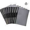 Image 1 : Amazon Basics Report Folder Cover with Clip, Pack of 10, Grey, 22.86 cm x 26.67 cm