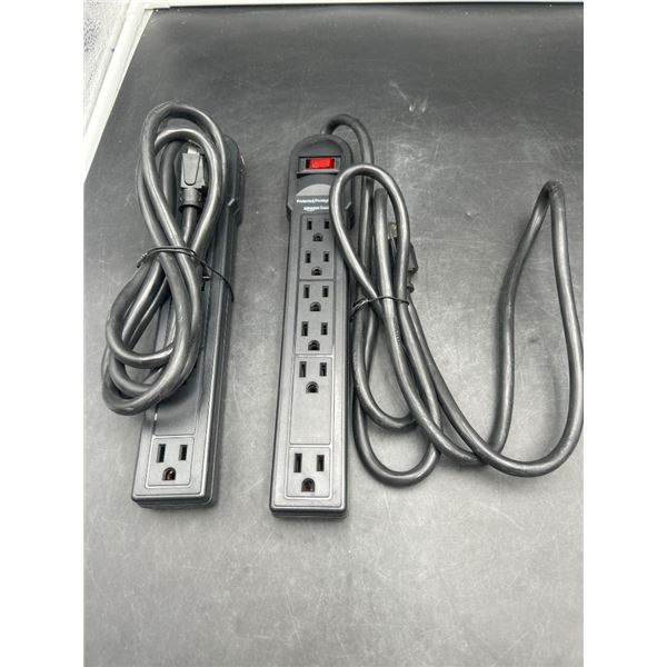 AmazonBasics Power Strip Surge Protector – 6 Outlets, Set of 2