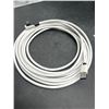 Image 1 : USB-A to USB-C White Data/Power Cable, Approximately 10 Feet