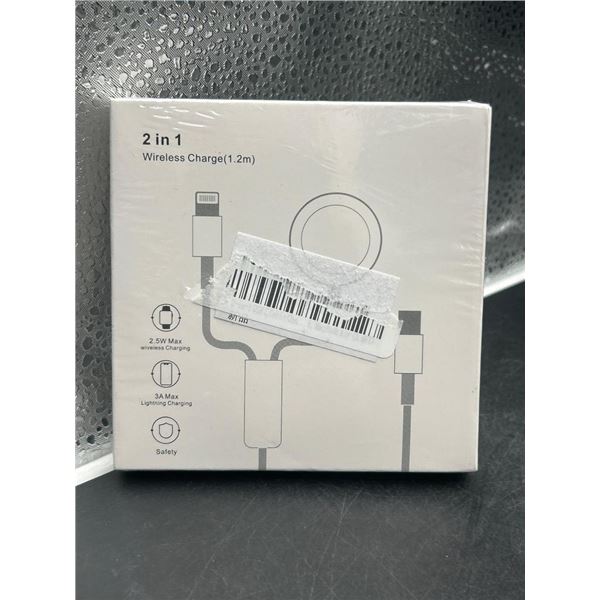 2 in 1 Wireless Magnetic Charging Cable (1.2m)