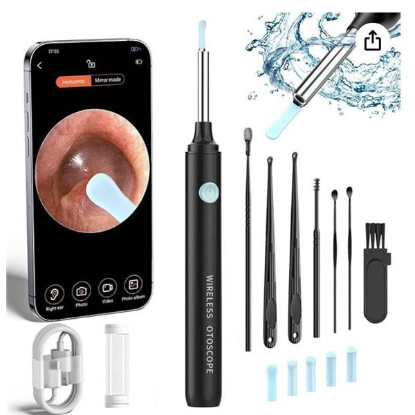 Ear Cleaner With Camera and Accessories