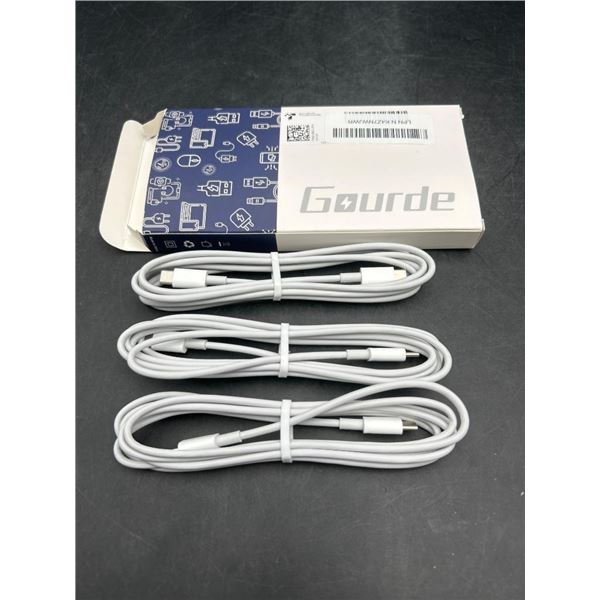 Gourde USB-C to USB-C Charging Cables – Set of 3