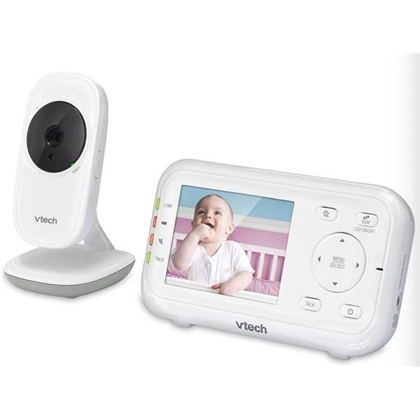 VTech VM3252 Digital Audio/Video Baby Monitor with Temperature Sensor