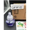 Image 1 : Lot of 10 Air Wick Essential Oils Scented Plug-In Refills