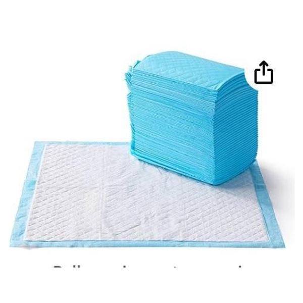 Amazon Basics Heavy Duty Pet and Puppy Training Pads,  50-Pack