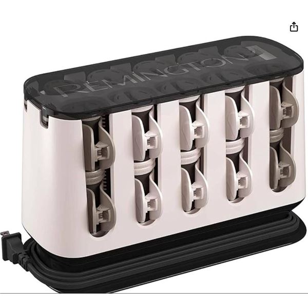 REMINGTON SHINE THERAPY Argan Oil & Keratin Treated Hair Setters/Hot Rollers White