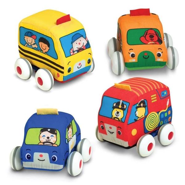 Melissa & Doug Pull-Back Town Vehicles