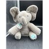 Image 2 : Baby GUND Animated Flappy the Elephant Plush, Singing Stuffed Animal Baby Toy for Ages 0 and Up, Gra