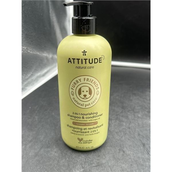 Attitude Natural Care Furry Friends 2-in-1 Shampoo & Conditioner, 473mL