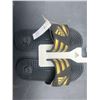 Image 3 : Adidas Adissage Slides Black and Gold – Size 8 US