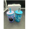 Image 1 : Zak Designs Disney Frozen II Kids’ Straw Tumblers – 2 Pack, 15 oz
